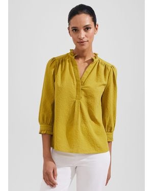 Hobbs Gabriella Blouse - Yellow