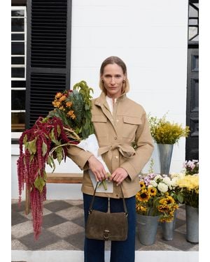 Hobbs Chara Cotton Blend Jacket - Natural