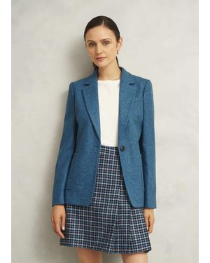 Hobbs Lilla Wool Jacket - Blue