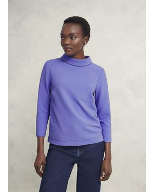 Hobbs Tali Textured Top - Purple