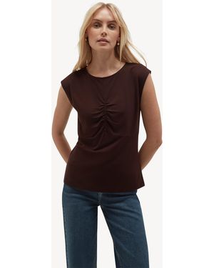 Hobbs Luisa Ruched Top - Multicolour
