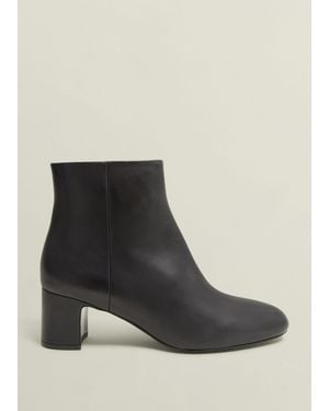 Hobbs Rochelle Leather Ankle Boots - Black