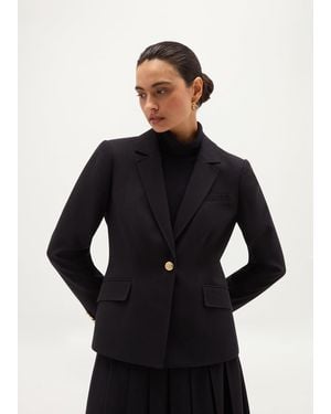 Hobbs Paige Jacket With Wool - Black