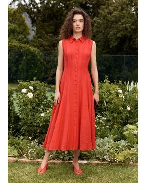 Hobbs Burghley Shirt Dress - Green
