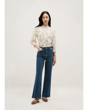 Hobbs Raina Wide Jeans - Blue