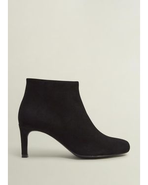 Hobbs Lizzie Suede Ankle Boots - Black
