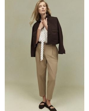 Hobbs Esther Trousers - Natural