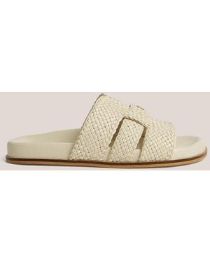 Hobbs Emma Woven Slides - Natural