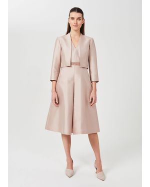 Hobbs Alberta Silk Wool Jacket - Multicolour