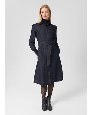 hobbs jenny denim dress Hobbs Jenny Denim Dress in Black