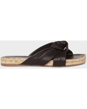 Hobbs Coco Leather Sandals - Black