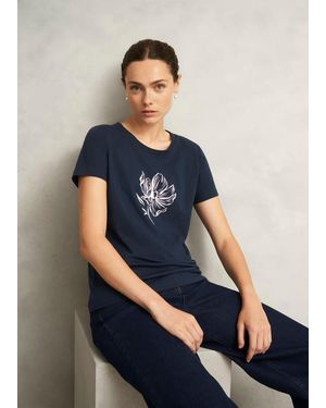 Hobbs Pixie Print T-Shirt - Blue