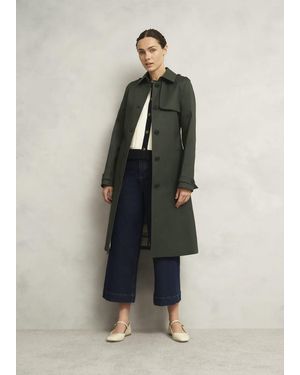 Hobbs Hallie Shower Resistant Trench Coat - Multicolour