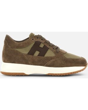 Hogan Chunky Trainers, - Brown