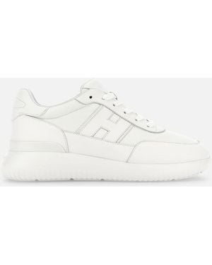 Hogan Chunky Trainers, - White
