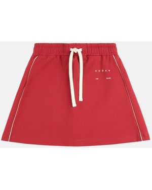 Hogan Minirock aus Stretch-Jersey - Rot