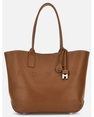 Hogan Top Handles, (One Size) - Brown
