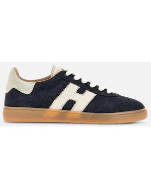 Hogan Flat Trainers, - Blue