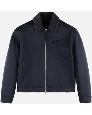Hogan Chaqueta En Tejido Gabardina - Azul