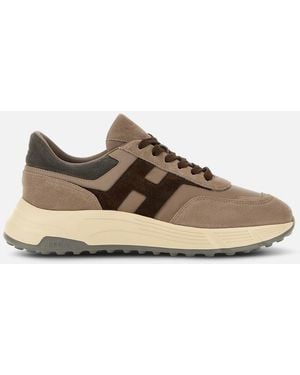 Hogan Sporty Trainers, - Brown