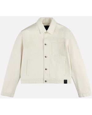 Hogan Chaqueta En Denim - Blanco