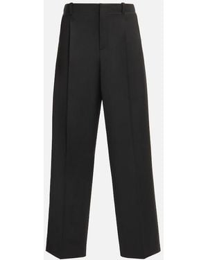 Hogan Wool Blend Trousers - Black