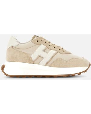 Hogan Sporty Trainers, - Natural