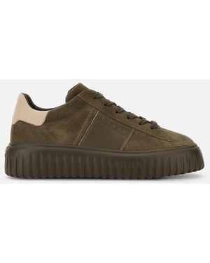 Hogan Chunky Trainers, - Green
