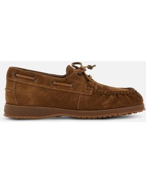 Hogan Loafers, - Brown