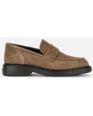 Hogan Lace-Ups And Moccasins, - Brown