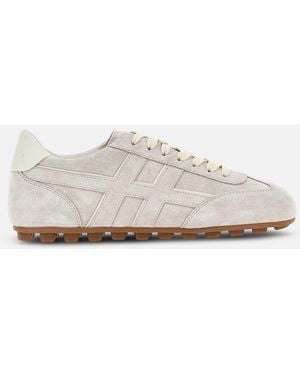Hogan Flat Trainers, - White