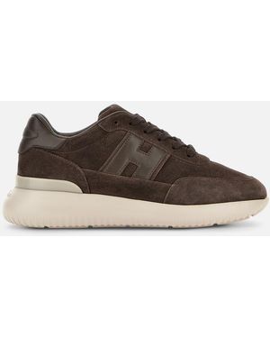 Hogan Chunky Trainers, - Brown