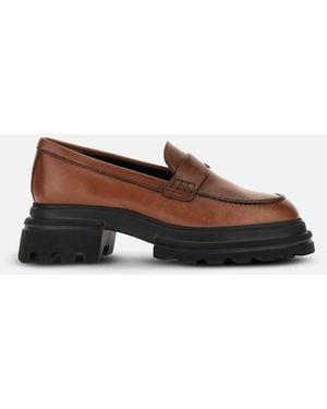 Hogan Mocasines 10-Storey - Marrón