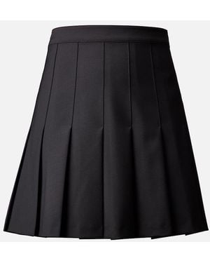 Hogan Pleated Miniskirt - Black