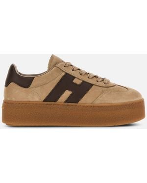Hogan Plateau-Sneakers - Braun