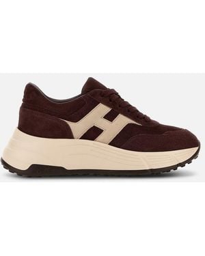 Hogan Sporty Trainers, - Brown