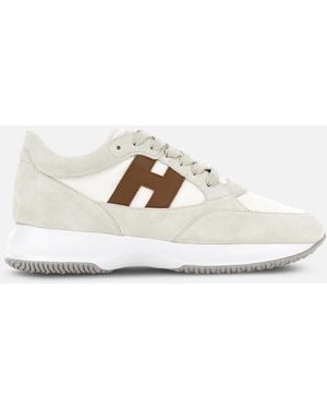 Hogan Chunky Trainers, - White