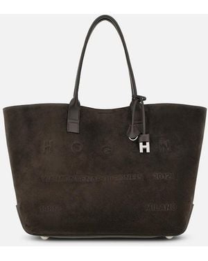 Hogan Bolso Shopping Adress Mediano - Negro