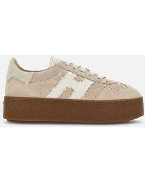 Hogan H698 Allacciato H Lace-Up Shoes - Brown