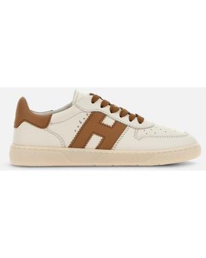 Hogan Shoes, Camel,Off - Brown