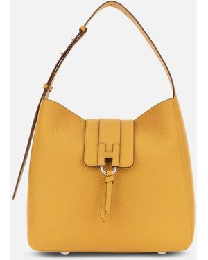 Hogan Bolso Hobo Trend - Amarillo