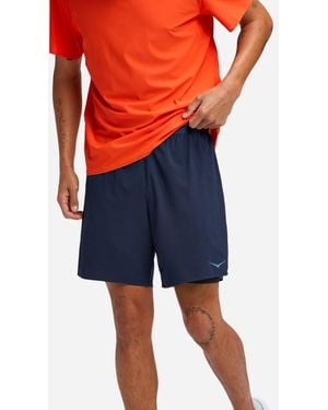 Hoka One One Glide 7'' Short 2in1 - Blue