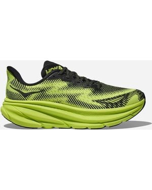 Hoka One One Stealth/tech Clifton 9 Gore-tex Lifestyle Shoes - Green