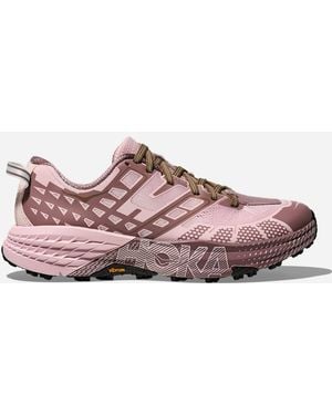 Hoka One One Speedgoat 2 Schuhe in Carnation/Classic Mauve Größe 40 2/3 | Gelände - Pink