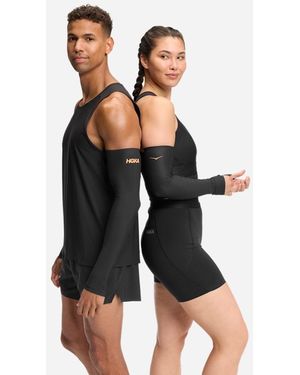 Hoka One One Airolite Armwärmer in Black/Gold Größe XL | Armwärmer - Schwarz