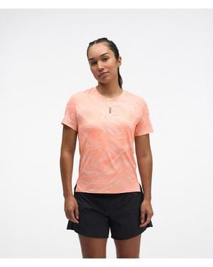 Hoka One One Everyrun Short Sleeve Top - Red