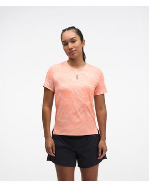 Hoka One One Everyrun Short Sleeve Top - Red
