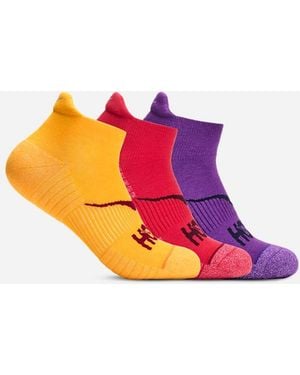 Hoka One One No-show Run Sock 3-pack - Pink