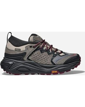 Hoka One One Elite Terrain System Kaha 3 Low Gore-tex Hiking Shoes - Black