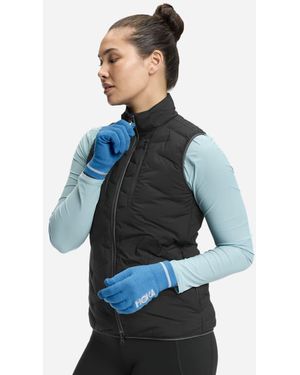 Hoka One One Strick-Handschuhe in Blue Größe L/XL | Handschuhe - Blau